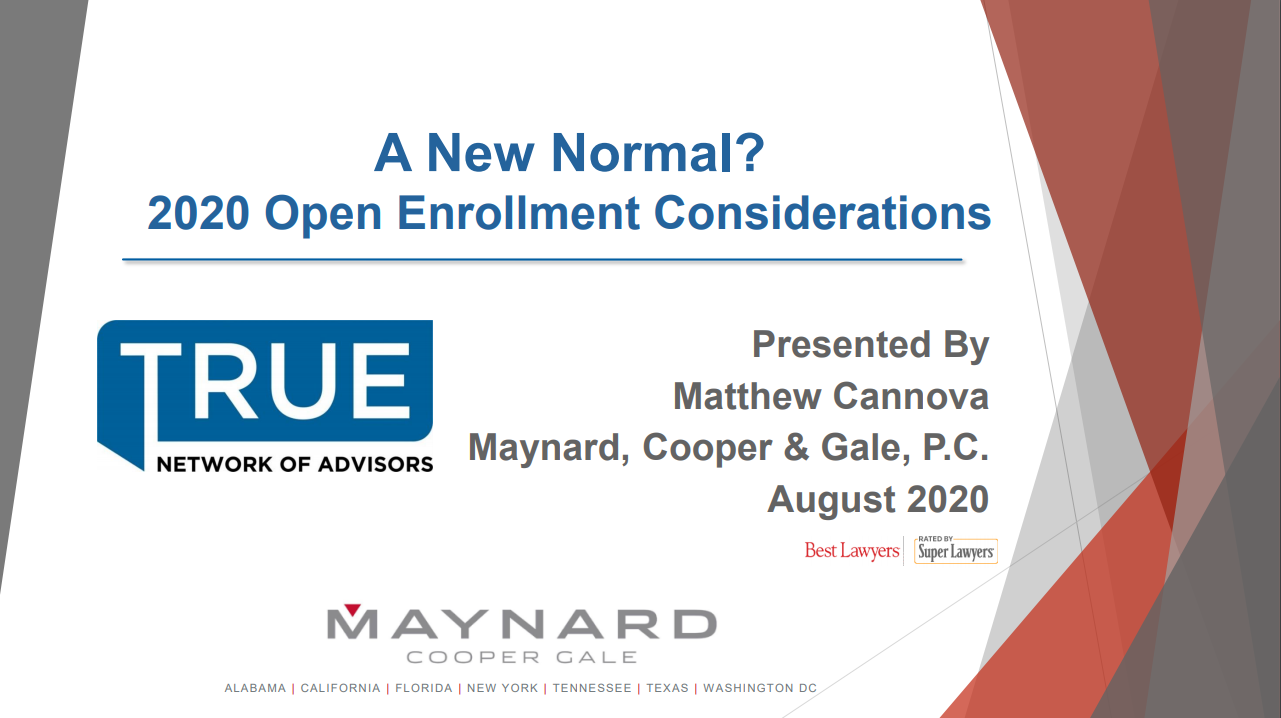 Maynard Webinar Title Page Aug 2020