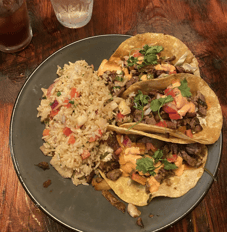 Steak tacos